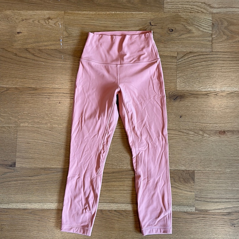 Lululemon light orange leggings